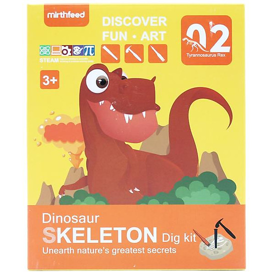 Đồ chơi khảo cổ đào hoá thạch - mirthfeed k300-2 - tyrannosaurus rex - ảnh sản phẩm 1