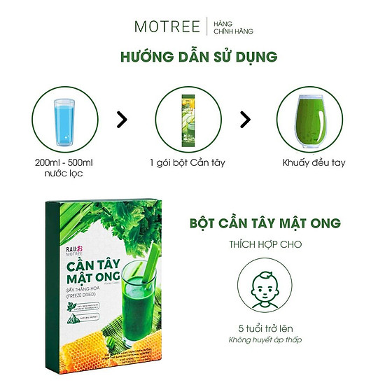 Cần tây mât ong motree bột cần tây mật ong hỗ trợ giảm cân an toàn tại nhà - ảnh sản phẩm 2