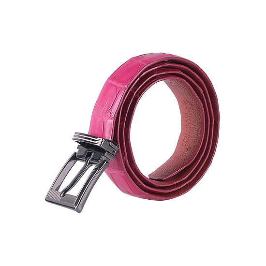 Thắt Lưng Nữ Da Cá Sấu Huy Hoàng HT5205 - Hồng 