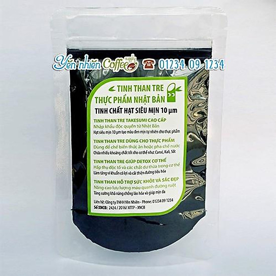 Bột tinh than tre thực phẩm siêu mịn takesumi nhật bản 10 m 100 g - ảnh sản phẩm 2