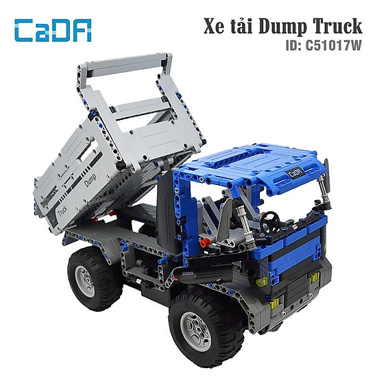 Đồ chơi lắp ráp điều khiển xe tải dump truck cada c51017w - ảnh sản phẩm 3