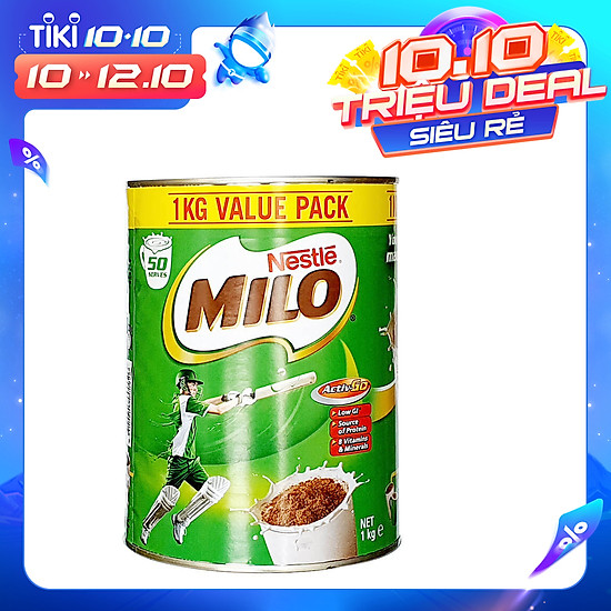 Sữa bột nestle milo value pack 1kg hàng nội địa úc - ảnh sản phẩm 1