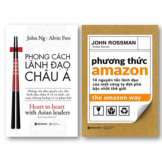 Combo sách lãnh đạo hay phong cách lãnh đạo châu á + phương thức amazon - ảnh sản phẩm 1