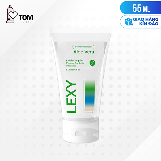 Chai 55ml gel bôi trơn tinh chất lô hội - lexy aloe - ảnh sản phẩm 1