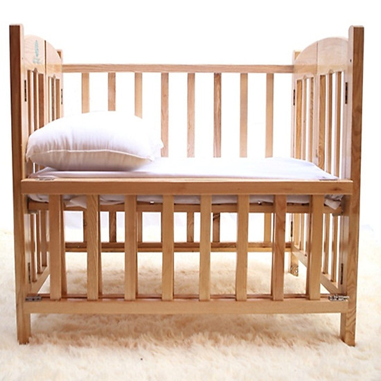 Cũi giường gỗ Sồi GoldCat - Kích thước 70x110