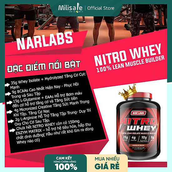 Nitro whey vanilla smoothie 4,4lbs - ảnh sản phẩm 5