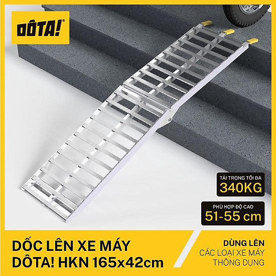 Dốc lên xe máy dôta hợp kim nhôm 165x42cm - ảnh sản phẩm 1