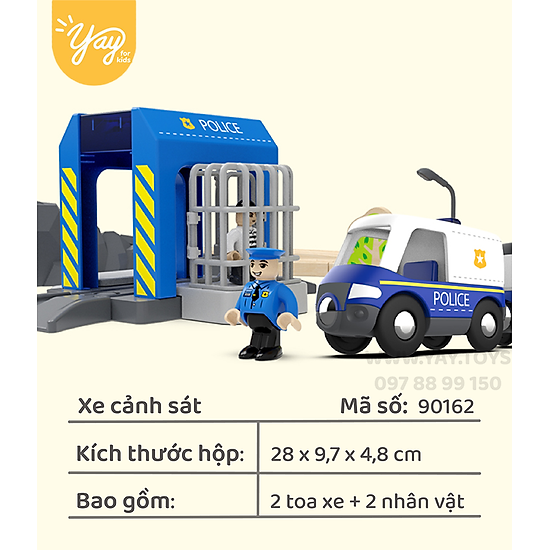 Nhiều mẫu mô hình đồ chơi đoàn tàu gỗ cho bé 3+ tooky - ảnh sản phẩm 2