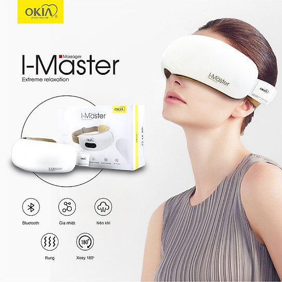 Máy massage mắt okia i-master kwh974 - máy mát xa mắt, giảm quầng thâm - ảnh sản phẩm 5