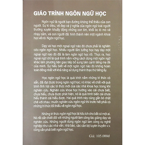 Giáo trình ngôn ngữ học - ảnh sản phẩm 2