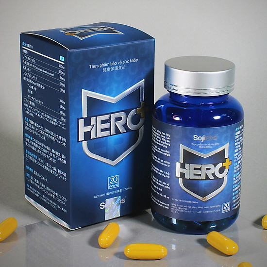 Hcmviên uống hỗ trợ tăng cường sinh lý nam giới hero plus lọ 20 viên - ảnh sản phẩm 2