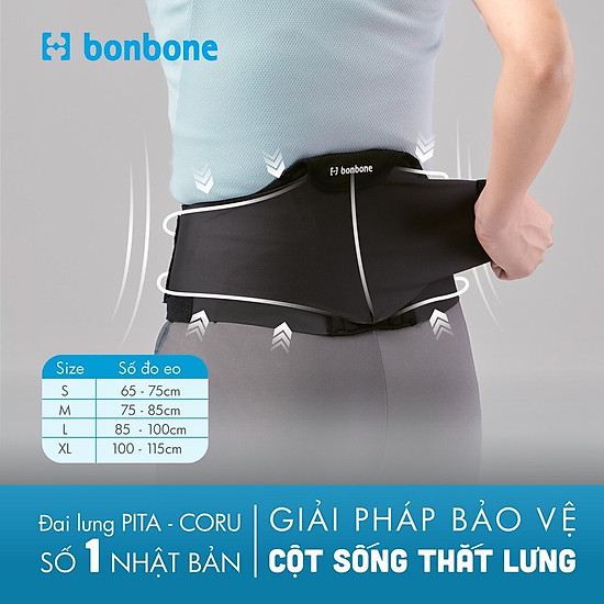 Đai hỗ trợ vùng thắt lưng pita coru bonbone hỗ trợ giảm đau - ảnh sản phẩm 3