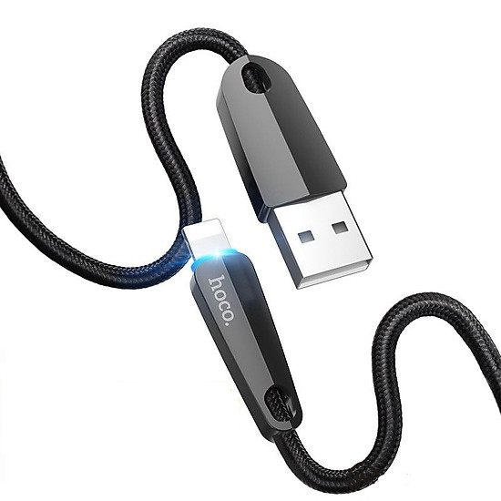 Mua Cáp sạc nhanh đèn LED tự ngắt cho IPhone, IPad HOCO U35 Hàng