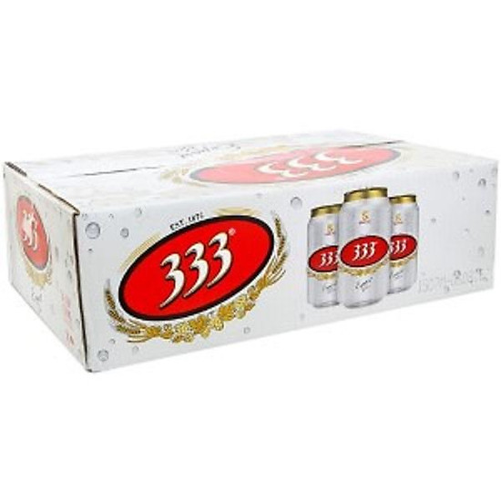 Bia 333 thùng 24 lon x330ml -3005028 - ảnh sản phẩm 1