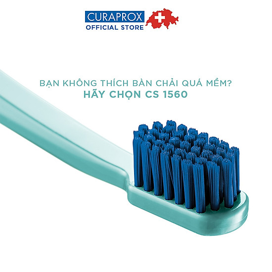 Bàn chải răng siêu mềm curaprox cs 1560 soft - ảnh sản phẩm 3