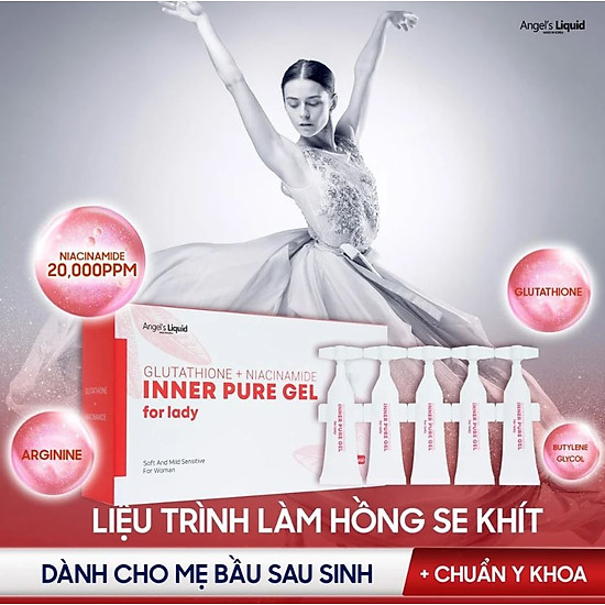 Tinh chất làm hồng và se khít vùng nhạy cảm angel s liquid glutathione - ảnh sản phẩm 4