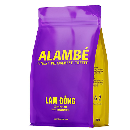 Cà phê rang xay alambé - lâm đồng 230g - ảnh sản phẩm 3