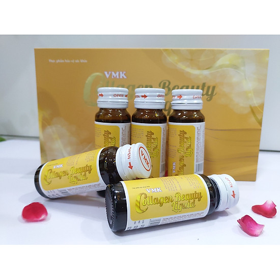 Nước uống vmk collagen beauty liquid, đẹp da, da căng bóng, mờ nám - ảnh sản phẩm 1