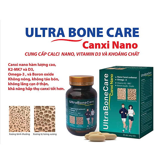 Viên uống bổ sung canxi nano ultrabone care - ảnh sản phẩm 1