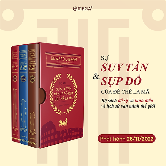 Bộ sách sự suy tàn và sụp đổ của đế chế la mã - ảnh sản phẩm 2