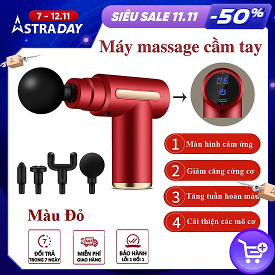 Máy massage mini cầm tay ctfast-720 mát xa 6 cấp độ - ảnh sản phẩm 1