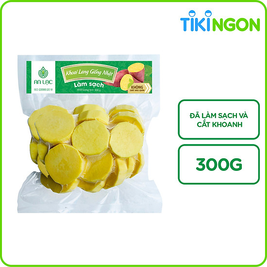 Khoai lang giống nhật làm sạch 300g - ảnh sản phẩm 1