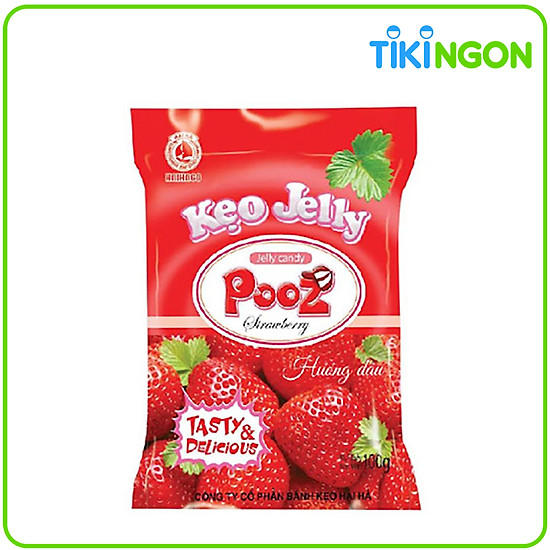 Kẹo jelly pooz hương dâu 100g - ảnh sản phẩm 1