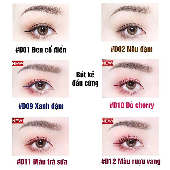 Bút kẻ mắt chioture liquid eyeliner không thấm nước lâu trôi không lem 0.5g - ảnh sản phẩm 9