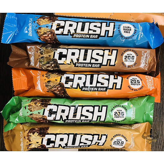 Thanh protein crush bar biotechusa hộp 12 thanh - ảnh sản phẩm 2