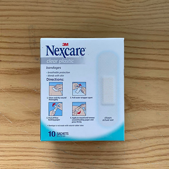 Hộp băng keo cá nhân trong suốt 3m nexcare clear, 10 miếng gói, 10 gói hộp - ảnh sản phẩm 5