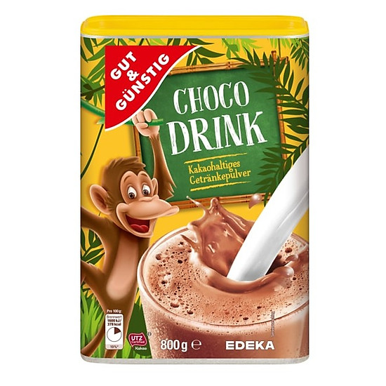 Bột choco drink gut & gunstig pha uống hộp 800gr - ảnh sản phẩm 1