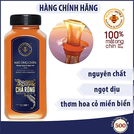 Combo 2 chai mật ong chín thượng hạng honimore cha rồng 500g - ảnh sản phẩm 3