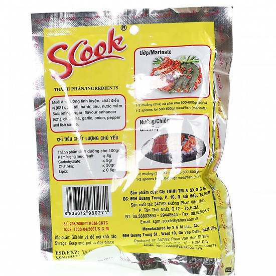 Gia vị ướp scook 100g - ảnh sản phẩm 2