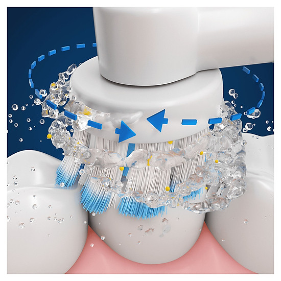Cho máy oral b braun, set bộ 4 đầu bàn chải đánh răng điện thay thế dan - ảnh sản phẩm 8