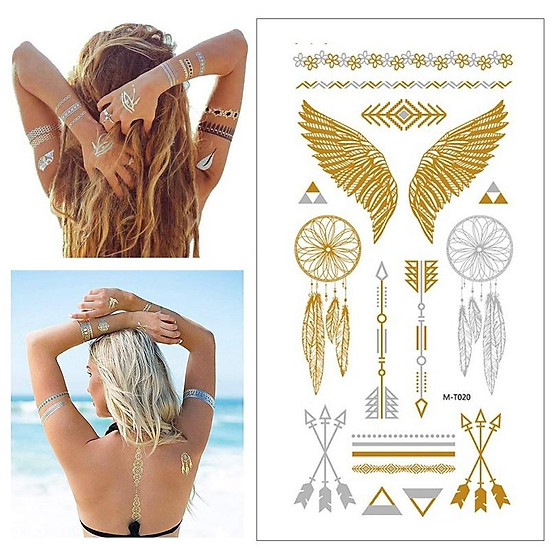 Hình Xăm Tạm Thời Họa Tiết Dreamcatcher Lông Vũ / Chim Cú Henna Mehndi Màu  Đen Thật Chất Lượng Cao Cho Nữ | Shopee Việt Nam