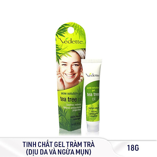 Gel chấm giảm mụn tràm trà - tea tree oil 18g vedette - ảnh sản phẩm 2