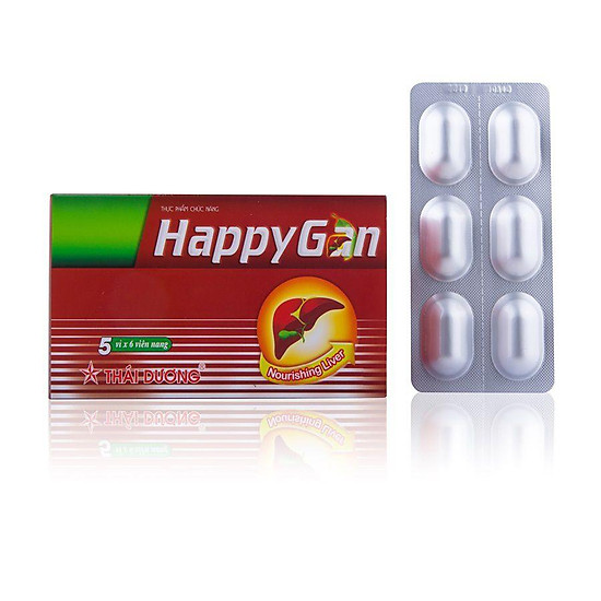 Viên uống happy gan mát gan thái dương 30 viên hộp - ảnh sản phẩm 2