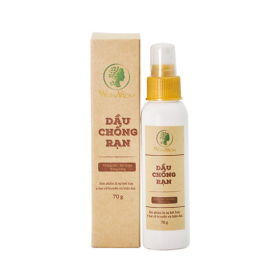 Dầu chống rạn da wonmom chai 70gr cho mẹ bầu và sau sinh - ảnh sản phẩm 1