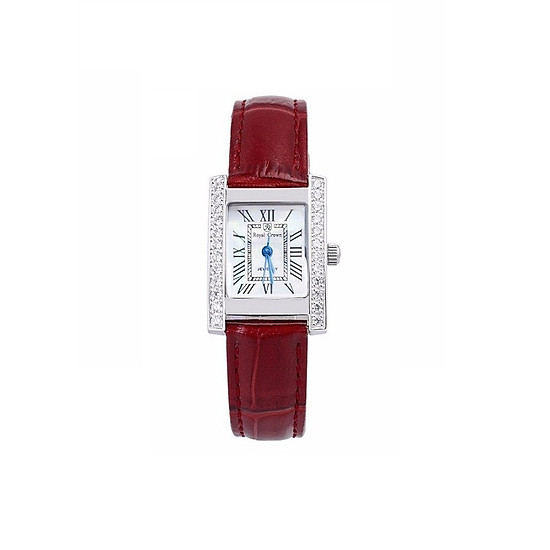 Đồng Hồ Nữ Dây Da Royal Crown 6306ST (20x23mm)- Đỏ 