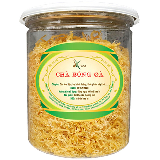 Gà chà bông thơm ngon chất lượng thương hiệu sk food - hũ 150g - ảnh sản phẩm 1