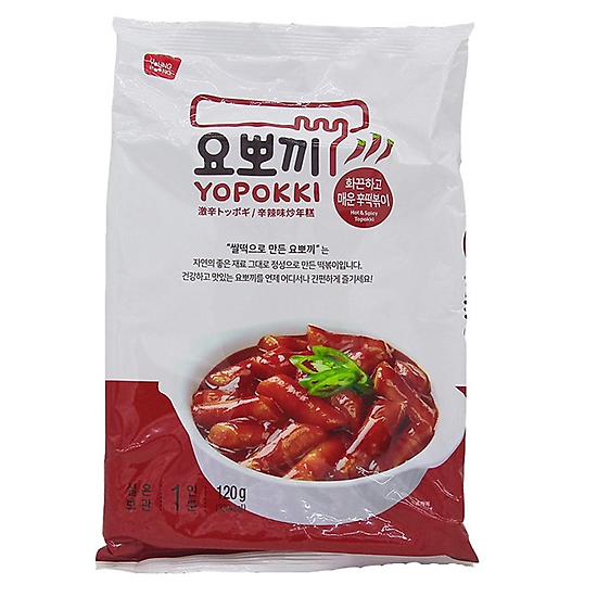 Bánh gạo topokki siêu cay 120g - ảnh sản phẩm 1