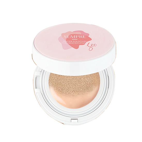 Káº¿t quáº£ hÃ¬nh áº£nh cho Pháº¥n NÆ°á»c Geo Sempre Florian Water Fountain Foundation Pact SPF50 No.21