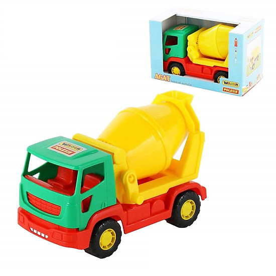 Xe trộn bê tông xây dựng tipper đồ chơi - wader toys - ảnh sản phẩm 9