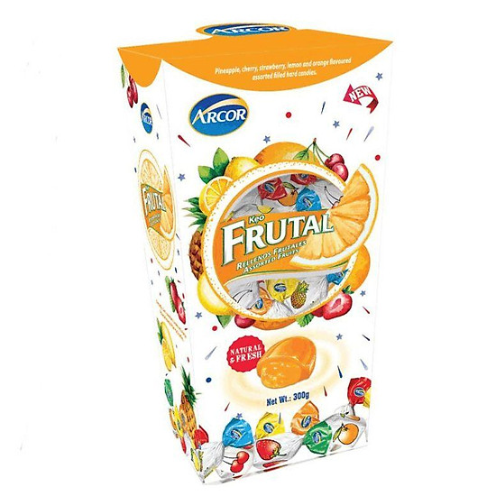 Kẹo arcor frutal rellenos trái cây 300g - ảnh sản phẩm 1