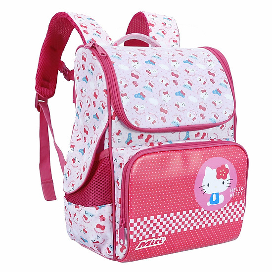 Cặp balo chống gù học sinh hello kitty siêu nhẹ dành cho bé gái c11071wm - ảnh sản phẩm 9