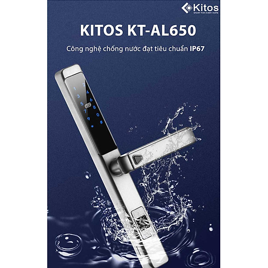 Khóa thông minh cửa nhôm kitos kt-al650 plus - ảnh sản phẩm 5