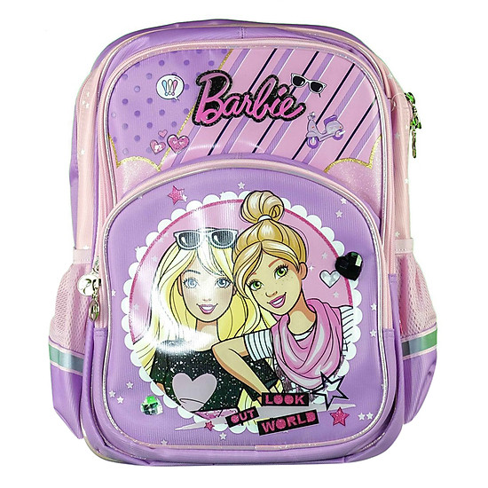 Balo học sinh tiểu học barbie bb0379b 28.5 x 21 x 40 cm - ảnh sản phẩm 1