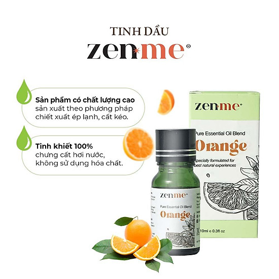 Tinh dầu tinh chất zenme cam ngọt 10ml giúp chống oxy hóa, giảm viêm - ảnh sản phẩm 2