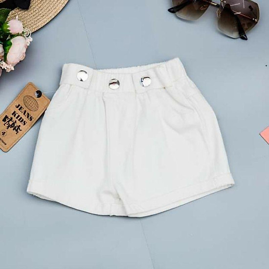 Sz 6-18kg quần sooc jean mềm mát, co giãn, phong cách cho bé gái - ảnh sản phẩm 8