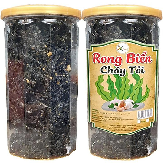 Rong biển cháy tỏi ớt thơm ngon - hũ 100g hiệu sk food - ảnh sản phẩm 4